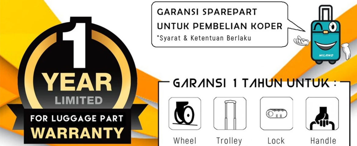 Garansi 1 Tahun dari Milano